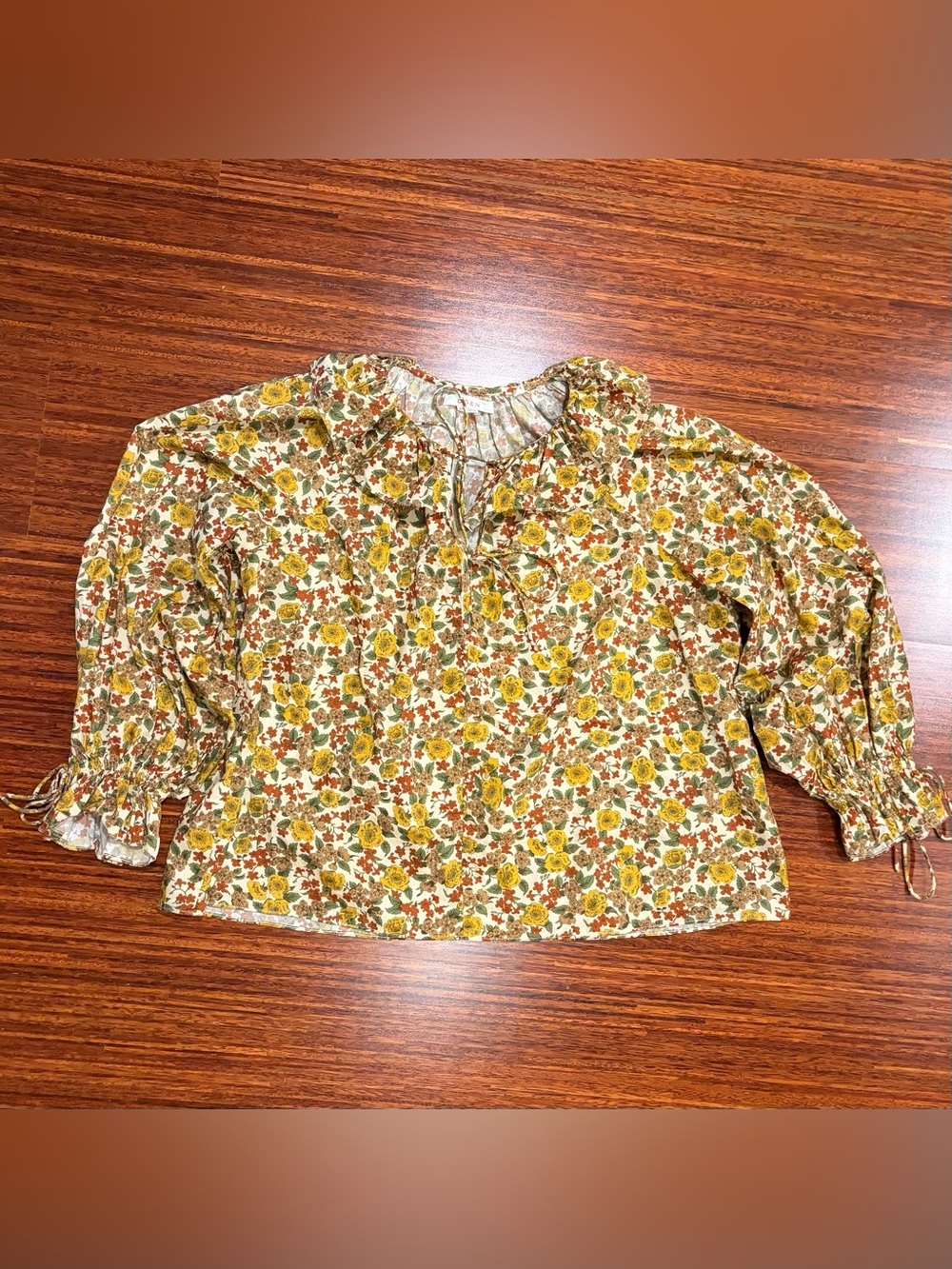DÔEN Ansel Top in Jennifer Spring Floral - Liberty Fabrics Cotton Blouse